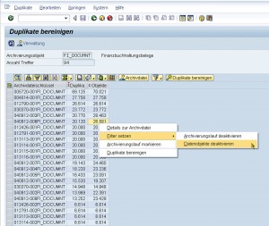 Mit dem Tool PBS Archive Data Review lassen sich  Duplikate in SAP-Datenbanken aufspüren und beseitigen. Quelle: PBS Software